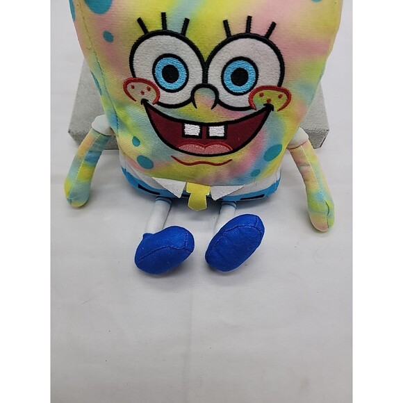 New SpongeBob SquarePants Tie Dye Plush 10” Good Stuff - Picture 4 of 15